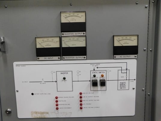 15 KVA Ametek #SS1215OU-13-12-60, inverter, 120 VAC. 1 phase 125 Amp. 15 KW - Image 8