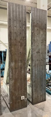 20" x 109" x 61" Fabricated angle plate pair, 3" thick - Image 1