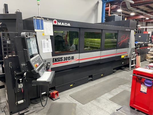 Amada #Ensis-3015RI-Rotary, 3000 watt, Flying Optic, 60" x 120" sheet size, Fanuc NT-PC Control, 2021 - Image 1