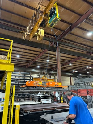 Eriez Magnetics #4R-201709927, magnet lift, 60" x 120" sheet, 2024 - Image 1