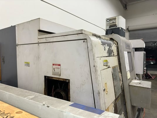 Okuma #Simul-Turn-LU300-M, CNC lathe w/barfeeder, 5-Axis, OSP-E100L Control, 20.8" swing, 2" bar, 8" chuck - Image 5