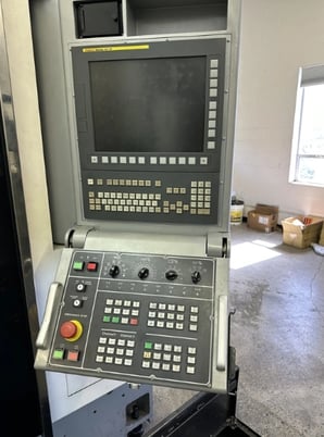 Quick-Tech #T8 Hybrid 9-Axis CNC lathe, Fanuc 0iTF, 19.6" swing, 11.81" swing over cross slide, 2.5" bar, 2016 - Image 2