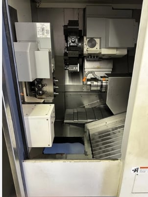 Quick-Tech #T8 Hybrid 9-Axis CNC lathe, Fanuc 0iTF, 19.6" swing, 11.81" swing over cross slide, 2.5" bar, 2016 - Image 3