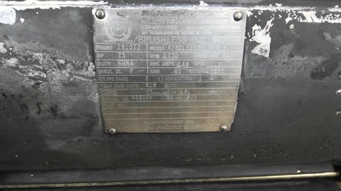 75 HP 1800 RPM MSI A28CLC2000100016, Frame 2810TYZ, 640 VA - Image 2