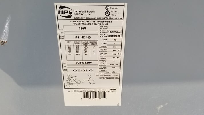 170 KW Stamford #BS5000, Natural gas generator set, 208 Volts, GM 8.1 engine, 2011 - Image 6