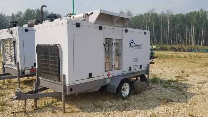 100 HP Cummins #CC100, NG screw compressor, 1-stage, 2008 - Image 1