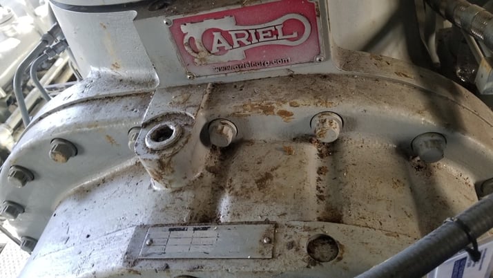 1340 HP Ariel #R6357M, screw compressor, 1-stage, 1400 RPM, Caterpillar 3516 NG engine, Allen Bradley Panel - Image 10