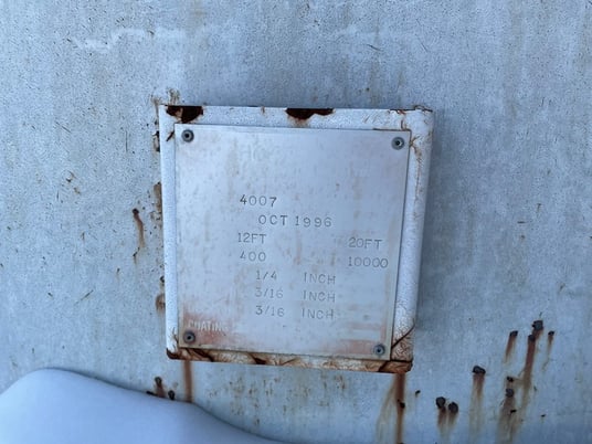 400 bbl Hotpass, storage tank, 1996 - Image 8