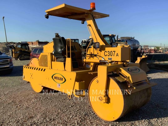 Weiler C307A, Tandem Rollers Static, 121 hours, S/N: 1W90C307EKA001128, 2022 - Image 2