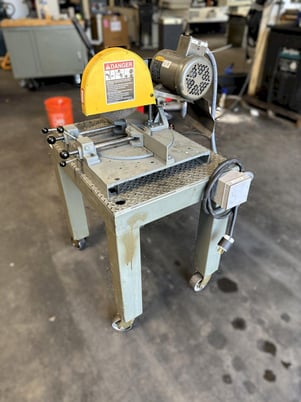 8" Kalamazoo #K10, abrasive miter chop saw, 115/230 V., 1-phase, 3 HP, 4-pole, .75" shaft diameter - Image 2