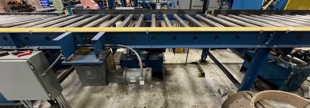 K & S, powered rol k & s conveyor, 6,000#, 3 sections, (1) - 11' L x 64" width, (2) - 10' L x 64" width, 3.5" - Image 5