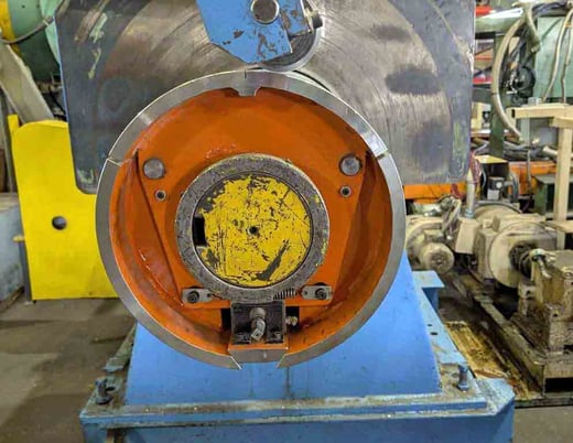 24" x 5" Ruesch, Slitting Line, Model 300, Steel Stripper Rings, Entry/Exit Coil Cars, Tension Stand. - Image 9