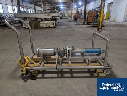 2" Seepex Progresive Cavity Pump, range BCSO, with motor, commission# 813132.2, built 2006 - Image 4