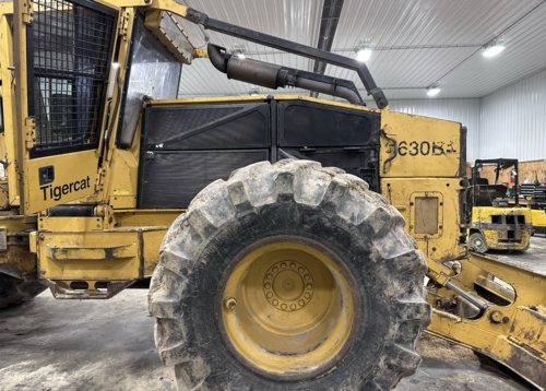 Tigercat #630B, skidder, motor exchanged a year ago, 80% tires, no leaks, winch, grapple, 2000 - Image 7