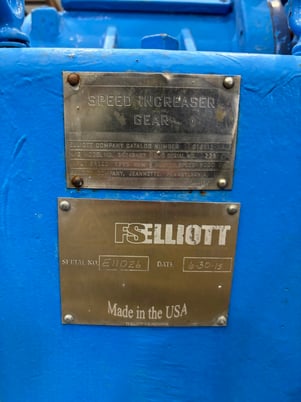 2100 cfm, 100 psig, Elliott #CP210M20, serial #E11026, AMI # 10342\ - Image 3