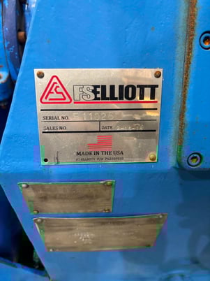 2100 cfm, 100 psig, Elliott #CP210M20, serial #E11026, AMI # 10342\ - Image 5