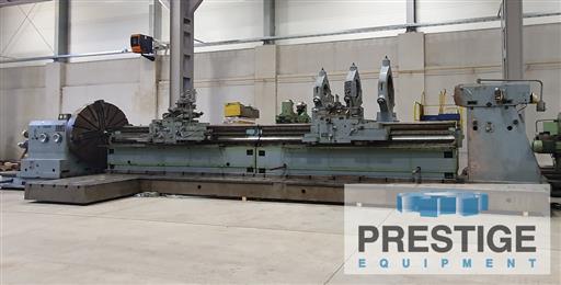 Poreba #TZG-400, 157" swing x 393" centers, 100 RPM, 30 ton capacity, threading, taper, 100 HP, 1980, #27429 - Image 1