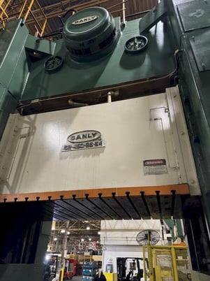 40 Ton, Danly #S2-450-96-54, straight side double crank, 20" stroke, 56" Shut Height, 12" adj., 25 SPM, 96" - Image 2