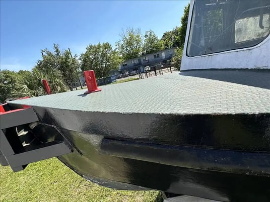Workboat, single screw, Perkins Range 4 engine, steel hull, prop removed - Image 6