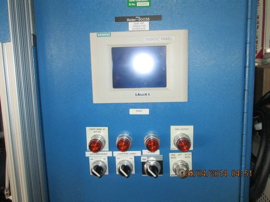 Branson #0187-IRAM-MINI-MEDUSA, plastic welding system, chiller, Control, spares, 2002 - Image 6