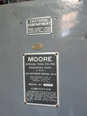 Moore #2, jig grinder - Image 5