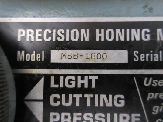Sunnen #MBB-1800, precision honing machine - Image 6