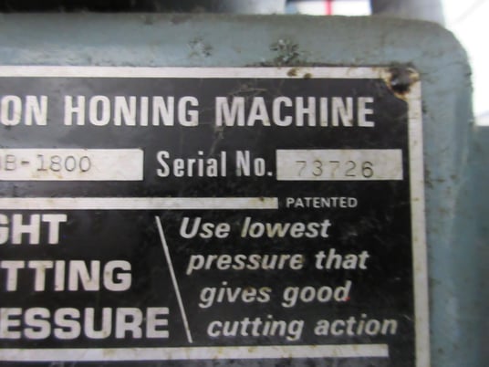 Sunnen #MBB-1800, precision honing machine - Image 8
