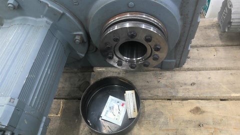 3000 RPM in, Sew #FH87BCM90S/BR/TF/RH1L/SB50, 13 RPM out, AC brake gear motor, 400 Volts - Image 8
