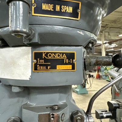 Clausing #FV-1, cnc vertical mill, 48" L table, R-8 spindle taper, 60-4000 RPM, 3 HP, 220 V., Trak Control w/ - Image 4