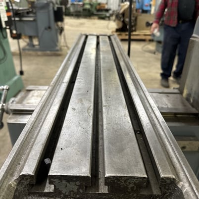 Clausing #FV-1, cnc vertical mill, 48" L table, R-8 spindle taper, 60-4000 RPM, 3 HP, 220 V., Trak Control w/ - Image 9
