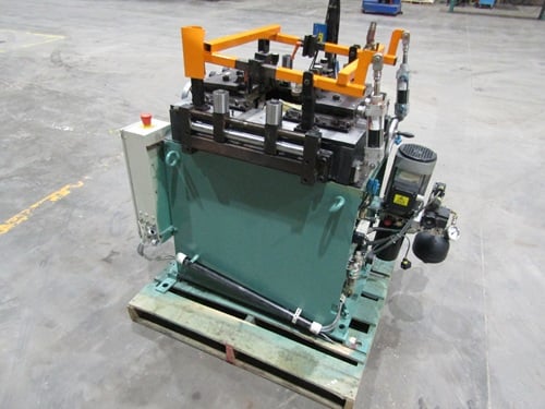 Julius #UNO-80, strip edging/deburring machine, 6 roll/tool positions - Image 2