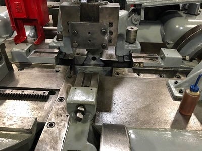 U.S. Baird #8, 4-slide machine, 1/2" wire diameter, 1-1/2" ribbon diameter, 24" wire feed length, solid cams - Image 2