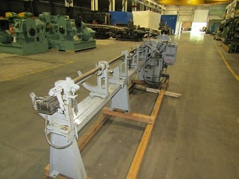 .312" Shuster #2A4V, wire straightener & uct-off, 20-200 FPM, 15 HP, 10' cutoff rack - Image 1