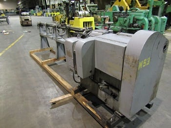 .312" Shuster #2A4V, wire straightener & uct-off, 20-200 FPM, 15 HP, 10' cutoff rack - Image 2