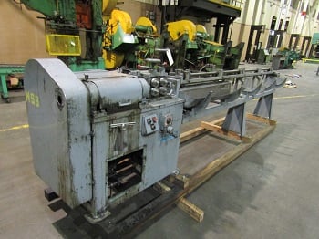 .312" Shuster #2A4V, wire straightener & uct-off, 20-200 FPM, 15 HP, 10' cutoff rack - Image 3