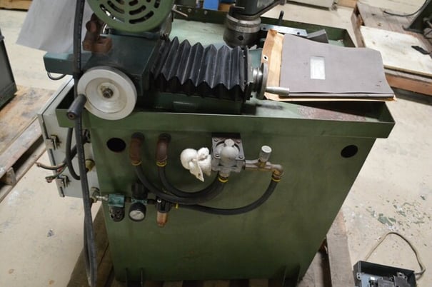 13/16" to 1/4" Rush #132A, semi automatic drill grinder, 14" drill length, pneu 6-jaw chuck, 280 V., 5 HP - Image 6