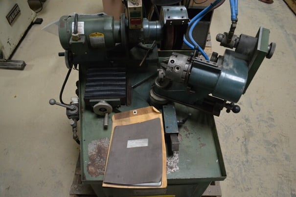 13/16" to 1/4" Rush #132A, semi automatic drill grinder, 14" drill length, pneu 6-jaw chuck, 280 V., 5 HP - Image 8