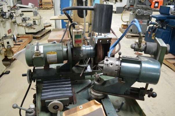 13/16" to 1/4" Rush #132A, semi automatic drill grinder, 14" drill length, pneu 6-jaw chuck, 280 V., 5 HP - Image 9