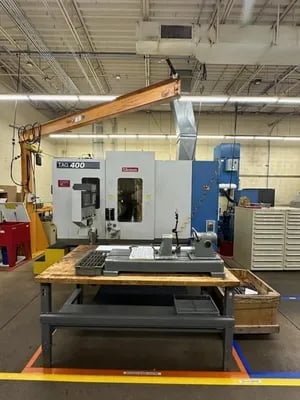 Gleason #Tag-400, CNC generating style gear grinder, 400mm capacity, w/filtration, s/n 1021, 1995 - Image 1