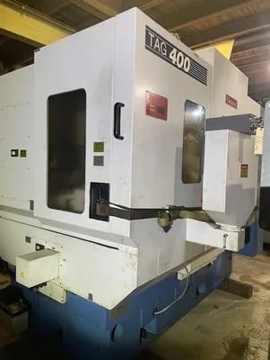 Gleason #Tag-400, CNC generating style gear grinder, 400mm capacity, w/filtration, s/n 1021, 1995 - Image 3