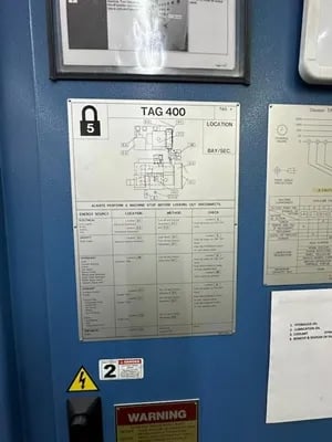 Gleason #Tag-400, CNC generating style gear grinder, 400mm capacity, w/filtration, s/n 1021, 1995 - Image 4