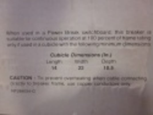 400 Amps, General Electric, THP84SS, manually operated, drawout, #IC4033 - Image 3