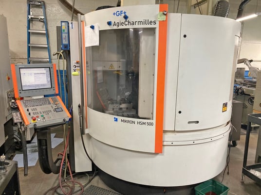 GF Mikron #HSM-500, vertical machining center, 36 automatic tool changer, 42000 RPM, Heidenhain iTNC 530 - Image 1