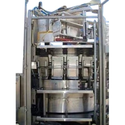 Hoppmann #FRS-60-SS, centrifugal bottle capacity feeder, (30) 5-1/2" L x 3" W x 9" H pockets, 1995 - Image 2