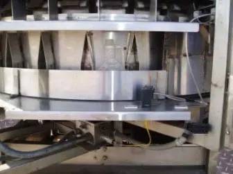 Hoppmann #FRS-60-SS, centrifugal bottle capacity feeder, (30) 5-1/2" L x 3" W x 9" H pockets, 1995 - Image 8