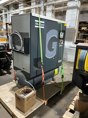 176 cfm, 125 psi, Atlas Copco #GA5-11, high efficiency rotary screw air compressor, 7 HP - Image 1