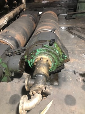 24" x 68" Farrel Adamson, 4-roll S calendar, drilled holes, roller bearing, individually driven rolls - Image 1