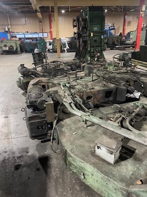 24" x 68" Farrel Adamson, 4-roll S calendar, drilled holes, roller bearing, individually driven rolls - Image 2