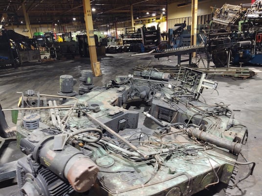 24" x 68" Farrel Adamson, 4-roll S calendar, drilled holes, roller bearing, individually driven rolls - Image 4