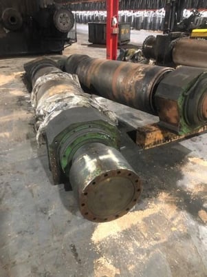 24" x 68" Farrel Adamson, 4-roll S calendar, drilled holes, roller bearing, individually driven rolls - Image 6